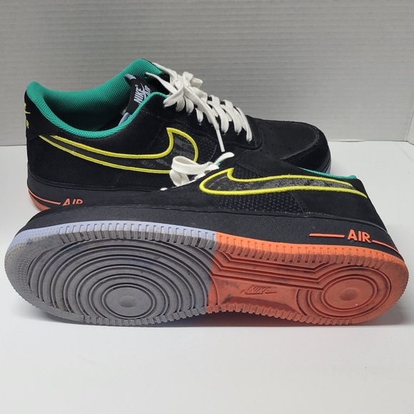 Nike Air Force 1 '07 LV8 Peace and Unity Sneakers Mens Size 10.5 - Picture 7 of 8